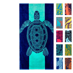 Adorable Turtle Beach Towel: Quick-Drying, Sand-Free, Super Absorbent Color-10 Beachwear Australia