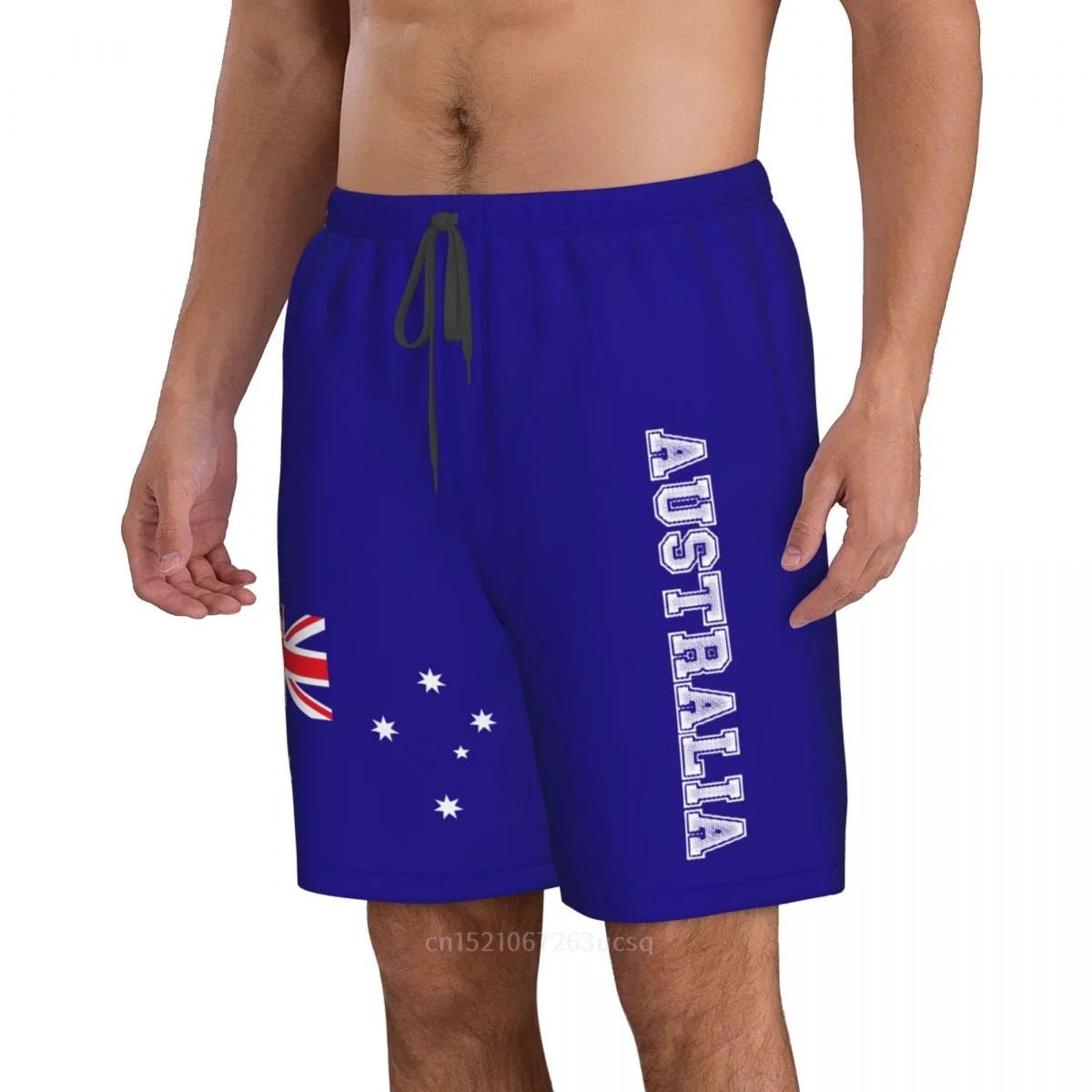 Aussie Pride: 3D Flag Shorts 2023 SKY BLUE Beachwear Australia