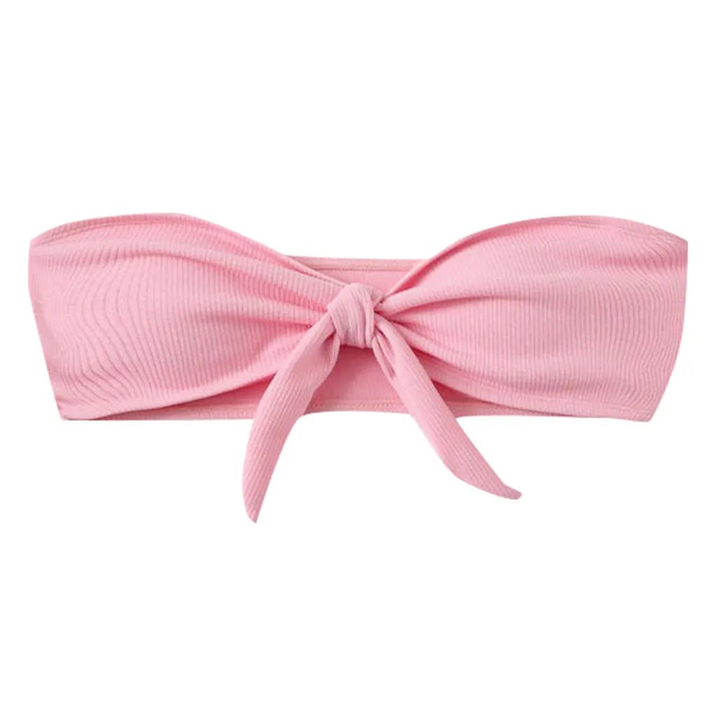 Bow Knot Bikini Top Pink Beachwear Australia