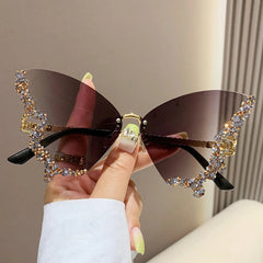 Butterfly Sunglasses 1-Gradient Purple Beachwear Australia