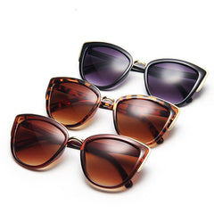 Cat Eye Sunglasses Polarised Brown Beachwear Australia