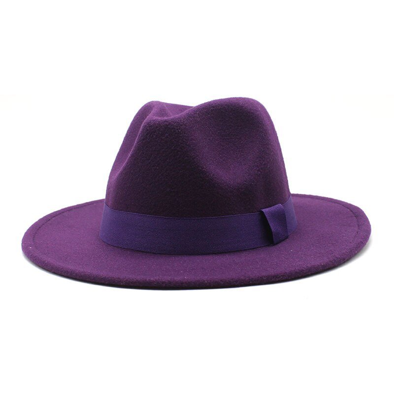 Classic Elegance: Four Season Ribbon Hat Purple Beachwear Australia