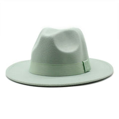 Classic Elegance: Four Season Ribbon Hat Mint Green Beachwear Australia