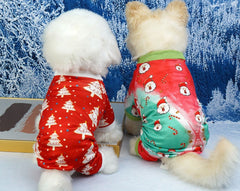 Cozy Christmas Attire for Your Furry Friends Yellow Christmas Tree Beachwear Australia