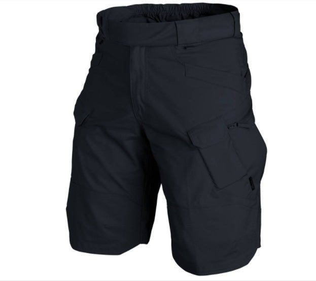 Dynamic Multi-Pocket Track Shorts Black Beachwear Australia