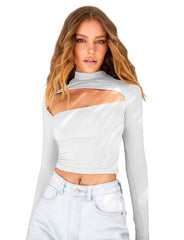 Amber Long-Sleeved Blouse White Beachwear Australia