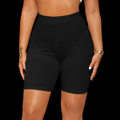 Women's Bottom Tight High Wais Shorts Black Beachwear Australia