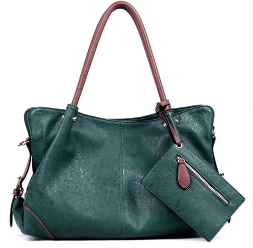 Exquisite Designer Leather Tote Bags Green Beachwear Australia