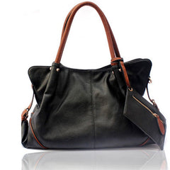 Exquisite Designer Leather Tote Bags Black Beachwear Australia