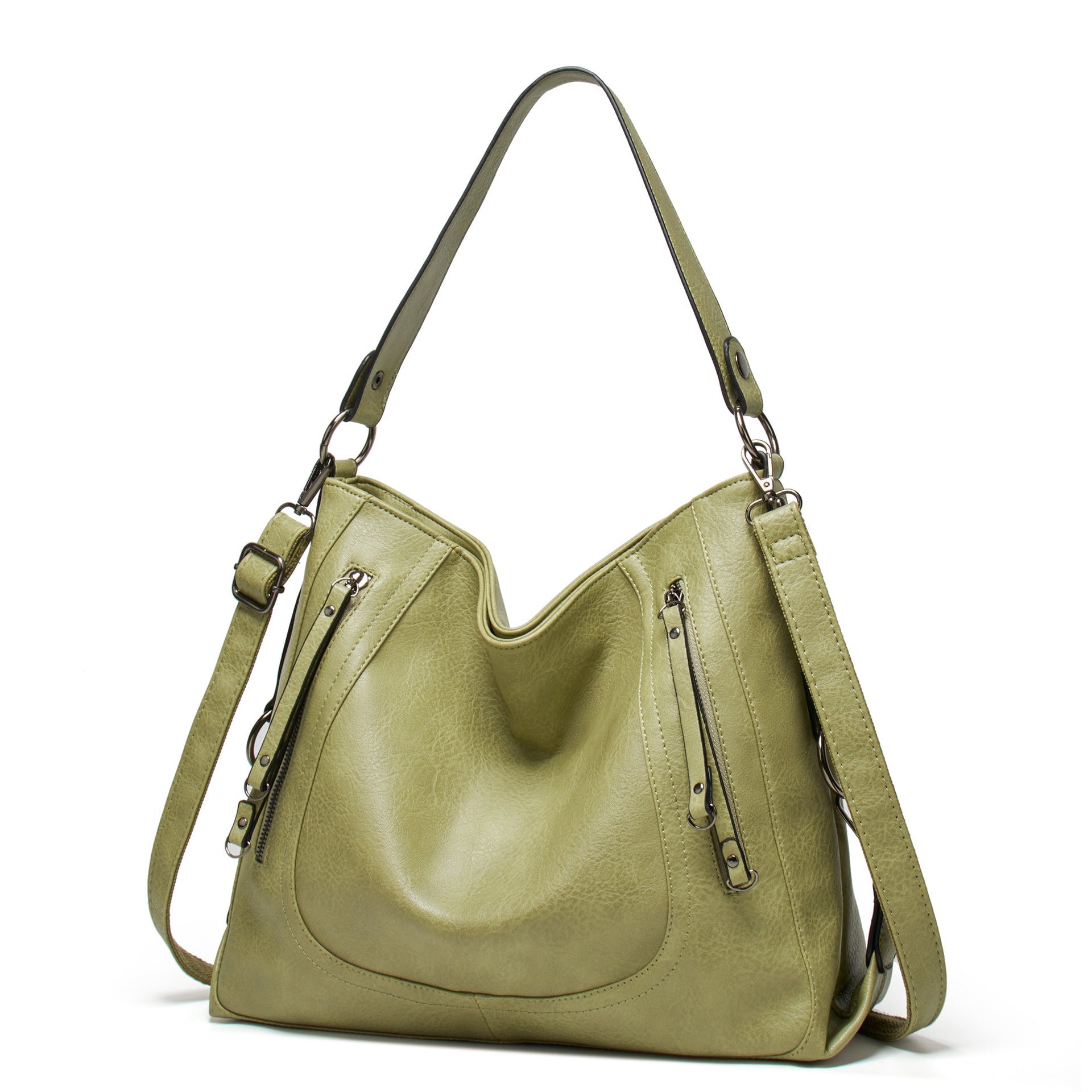 Retro Style Handbags with Spacious Design Light Green Beachwear Australia