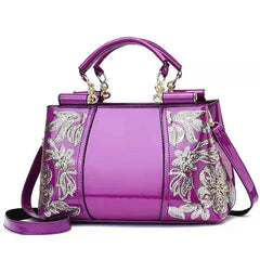 Dazzling Sequin Party and Wedding Handbags Purple Beachwear Australia