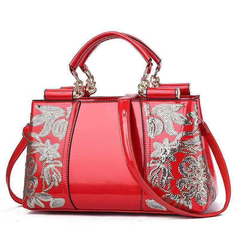Dazzling Sequin Party and Wedding Handbags Bright red Beachwear Australia