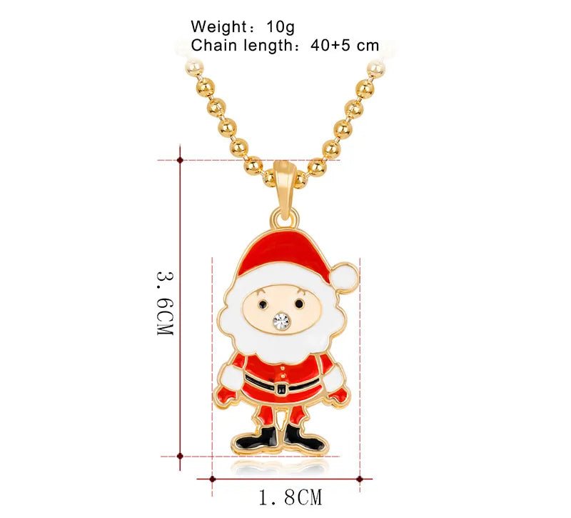 Festive Christmas-Themed Pendant Necklace Figure8 Beachwear Australia