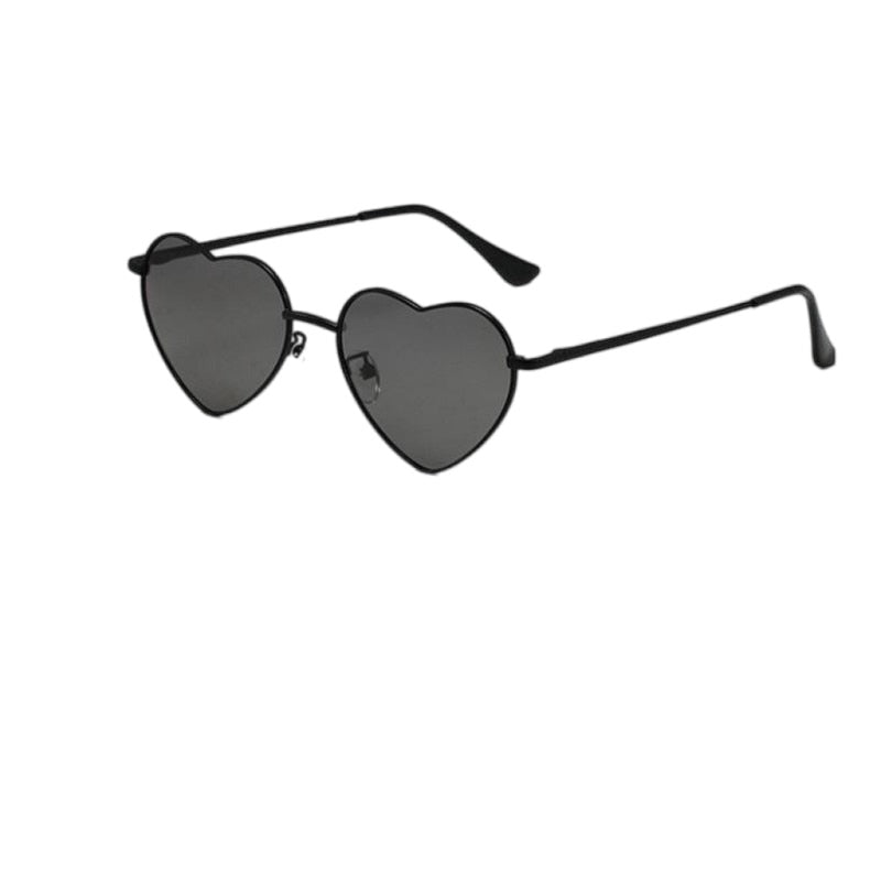 Heart-Shaped Sunglasses Black Grey Beachwear Australia