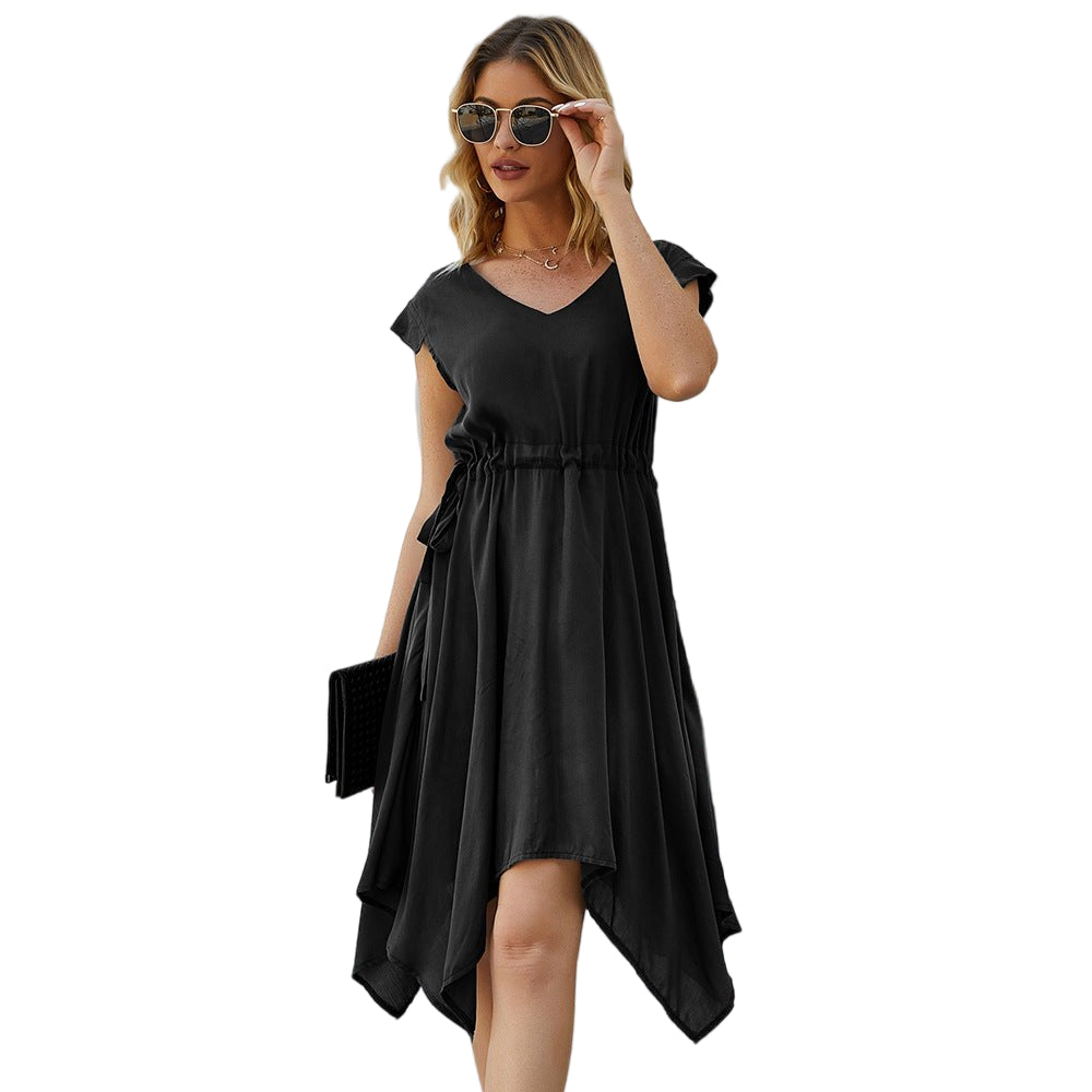 Irresistible Charm: Women's Fashion Mini Dress Black Beachwear Australia