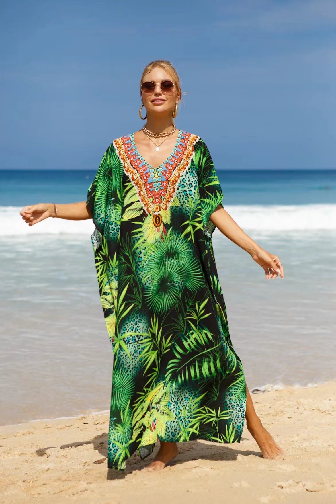 Maxi Robe Kaftans for Swimwear Bliss model 13 Beachwear Australia
