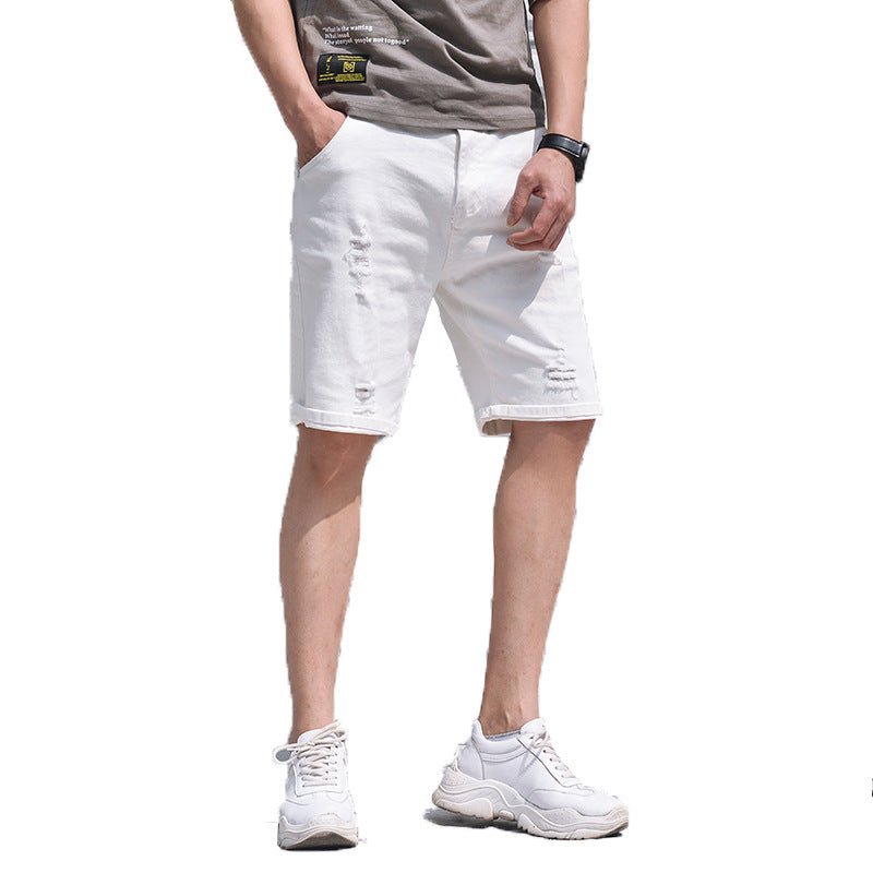 Men's denim shorts White Beachwear Australia