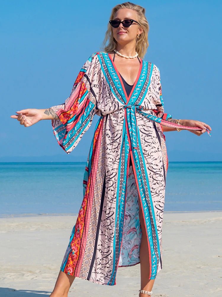 Ocean Chic: 2023 Boho Breeze Kimono – Luxe Beachwear Edition Bird Beachwear Australia