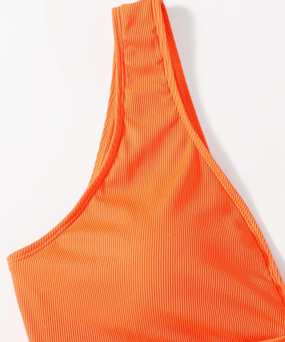 Plus Size Bikini Top for Women Orange Beachwear Australia