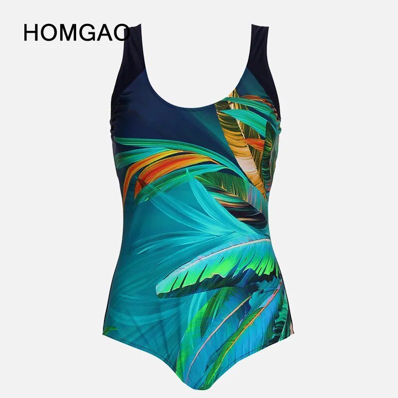 Plus Size One-Piece Swimsuit for Women Deep Blue Beachwear Australia