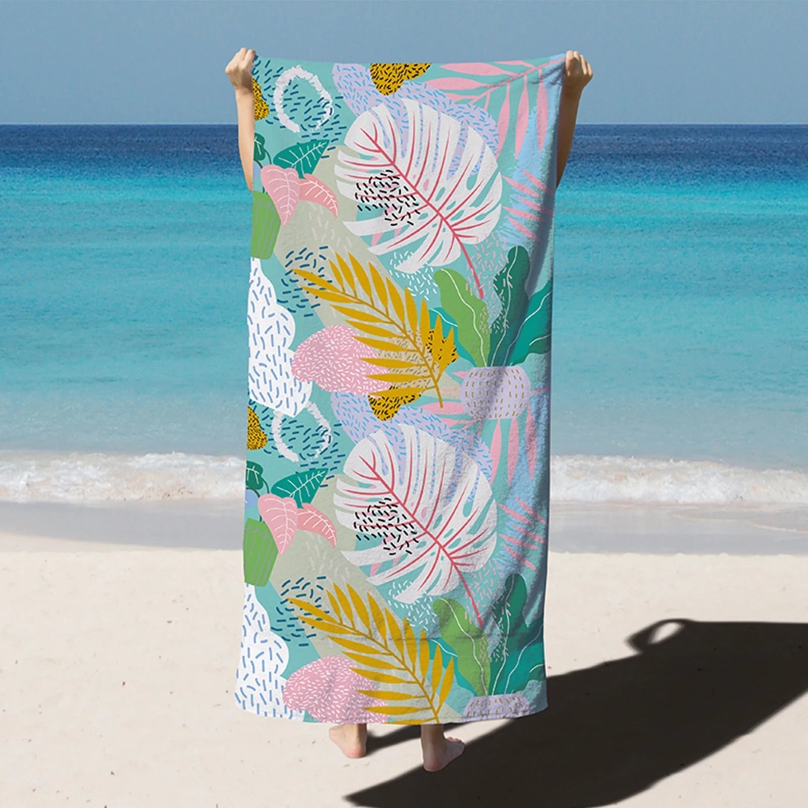 Quick-Dry Microfiber Beach Towel: Oversized, Super Absorbent Weeds Beachwear Australia