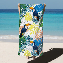 Quick-Dry Microfiber Beach Towel: Oversized, Super Absorbent Bird Beachwear Australia