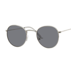 Retro Chic Small Round Sunglasses Silver Gray Beachwear Australia