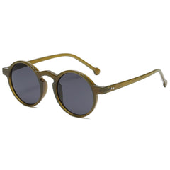 Retro Round Sunglasses dark green Beachwear Australia