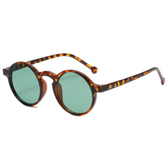 Retro Round Sunglasses leopard Beachwear Australia