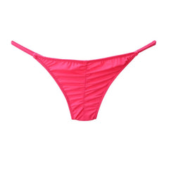 Sleek Solid Color Low Waist Bikini Thong Bottoms 903-10 Beachwear Australia