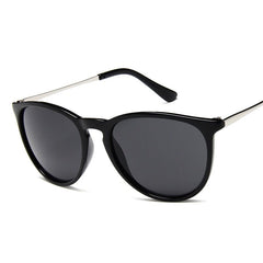 Sleek Style Cat Eye Men's Sunglasses Bright Black Beachwear Australia