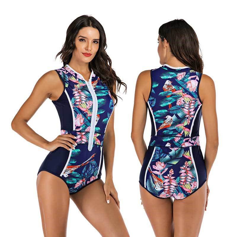 Summer Splash One-Piece Sleeveless Women's Swimsuit F Beachwear Australia