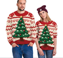 Unisex Christmas Round Neck Sweater SB102 142 Beachwear Australia