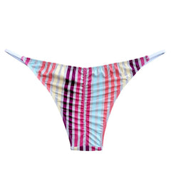 Vibrant Multi-Color Brazilian Thong Bikini Bottoms 903-36 Beachwear Australia