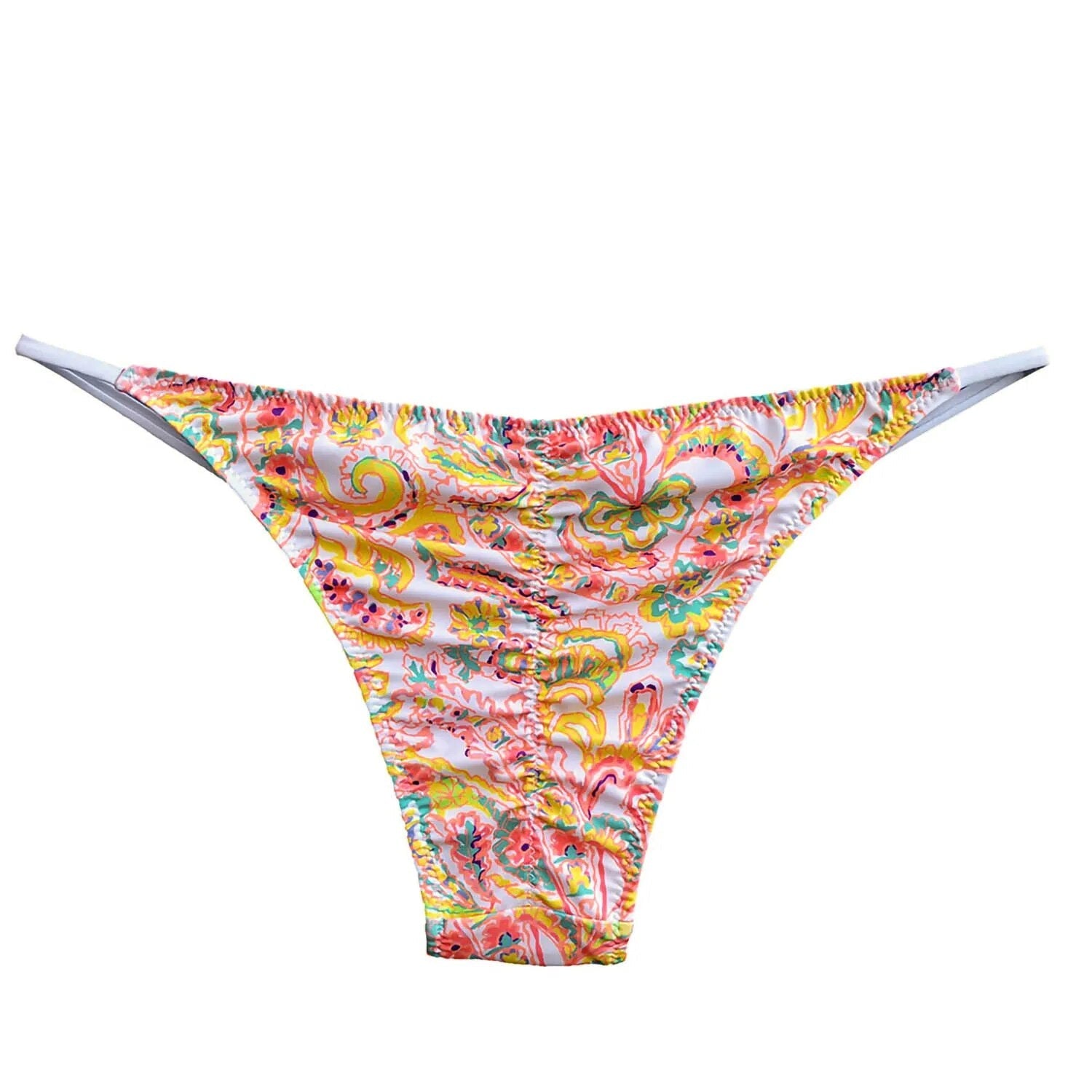 Vibrant Multi-Color Brazilian Thong Bikini Bottoms 903-09 Beachwear Australia