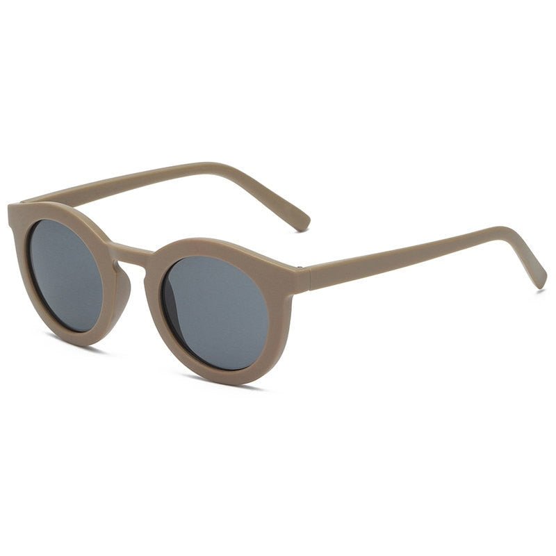 Vintage Round Sunglasses CoffeeBlack Beachwear Australia