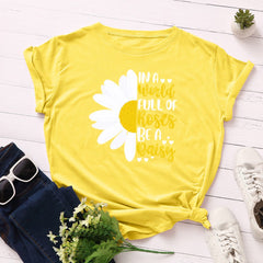 Women's Relaxed Fit Short Sleeve T-Shirt Yellow Beachwear Australia